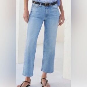 AYR The Easy Easy Relaxed Straight Crop Jeans Size 26